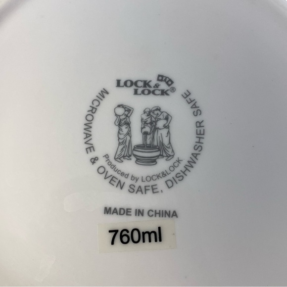 2 Lock & Lock Containers (NO LIDS) Storage Bowls ~ Lemon & Strawberries - Picture 8 of 11